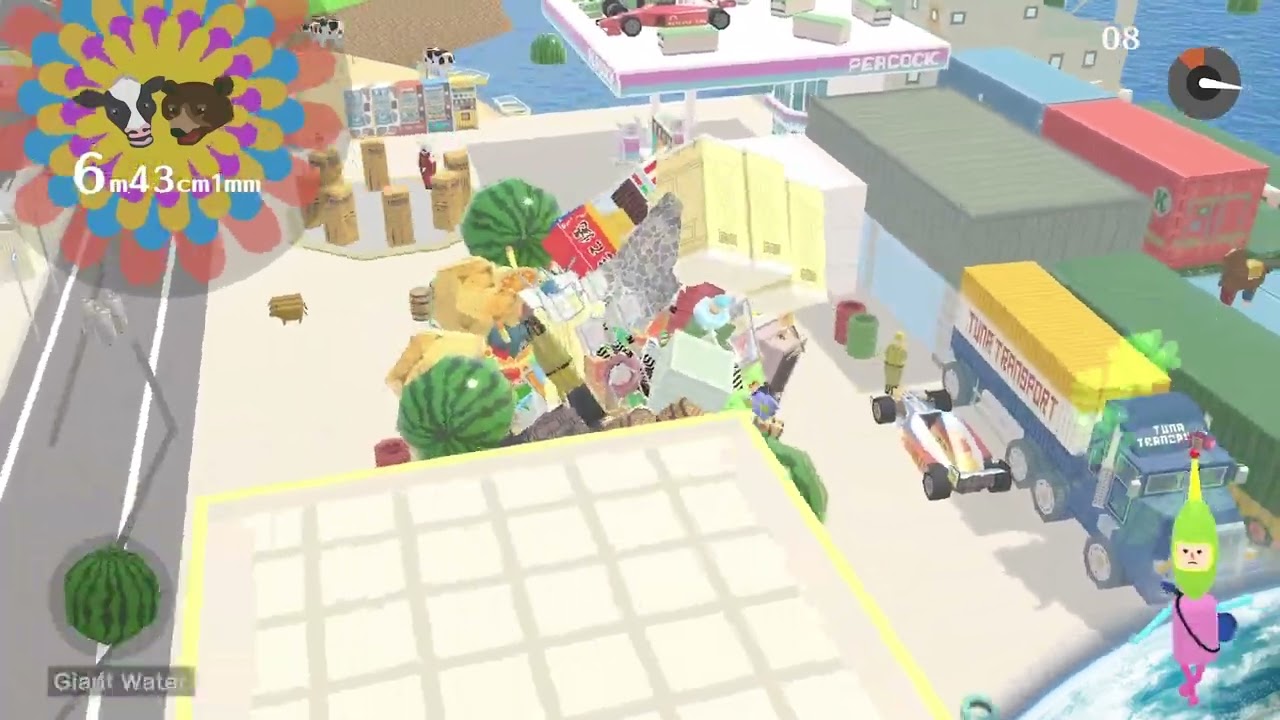 We Love Katamari Reroll - Catching the Cowbear