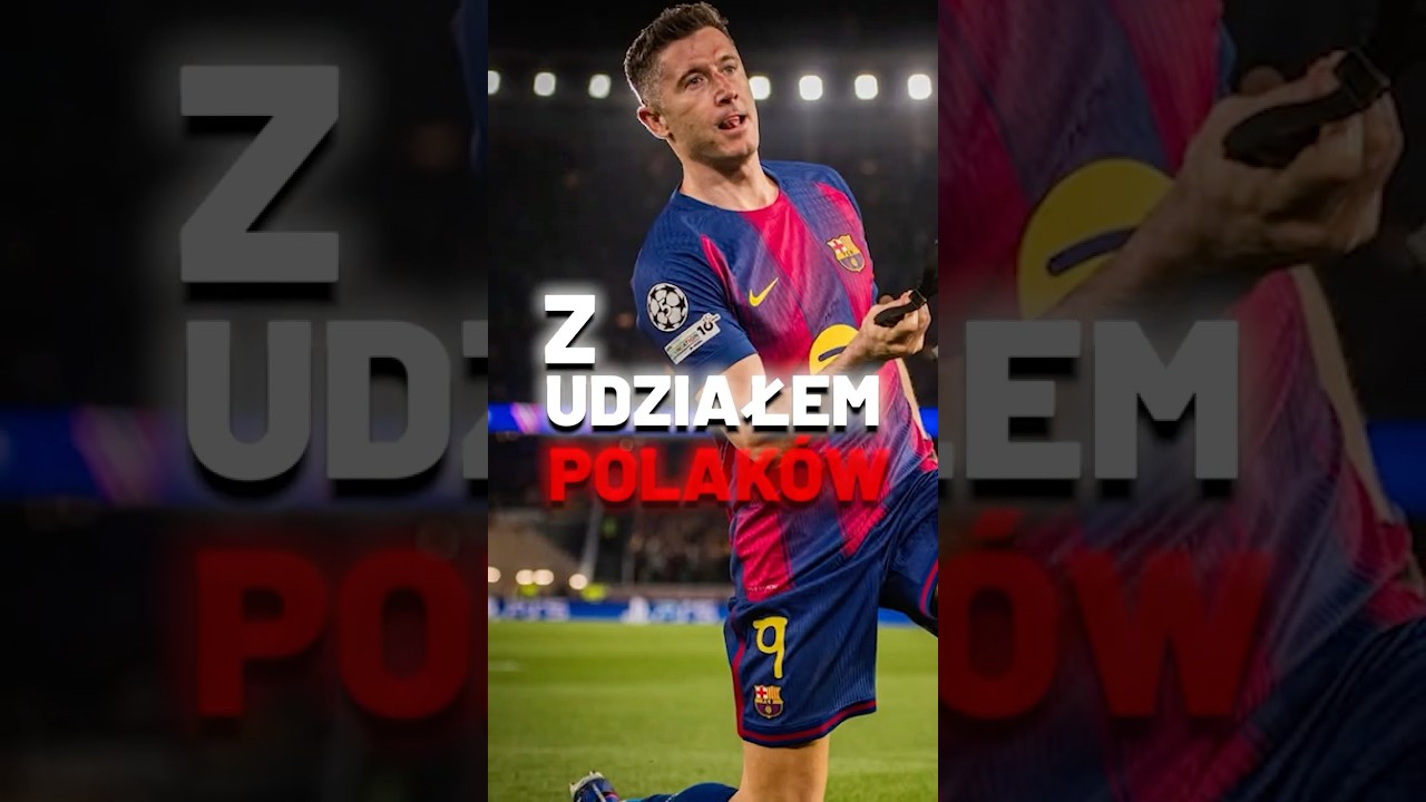 LEWANDOWSKI, SZCZĘSNY I HISTORYCZNY WIECZ&Oacute;R BARCELONY! #shorts
