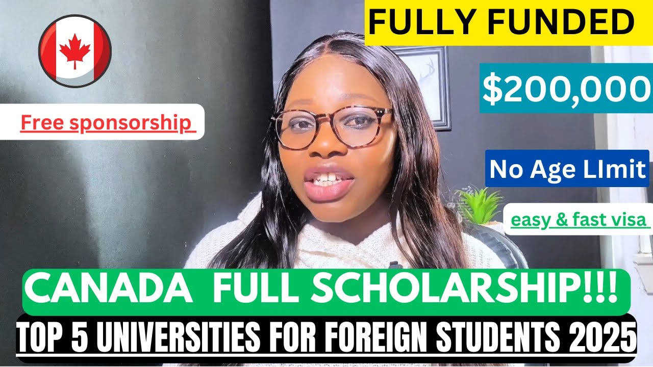 100% Canadian University Scholarships for International Students -$ 200,000 finance
