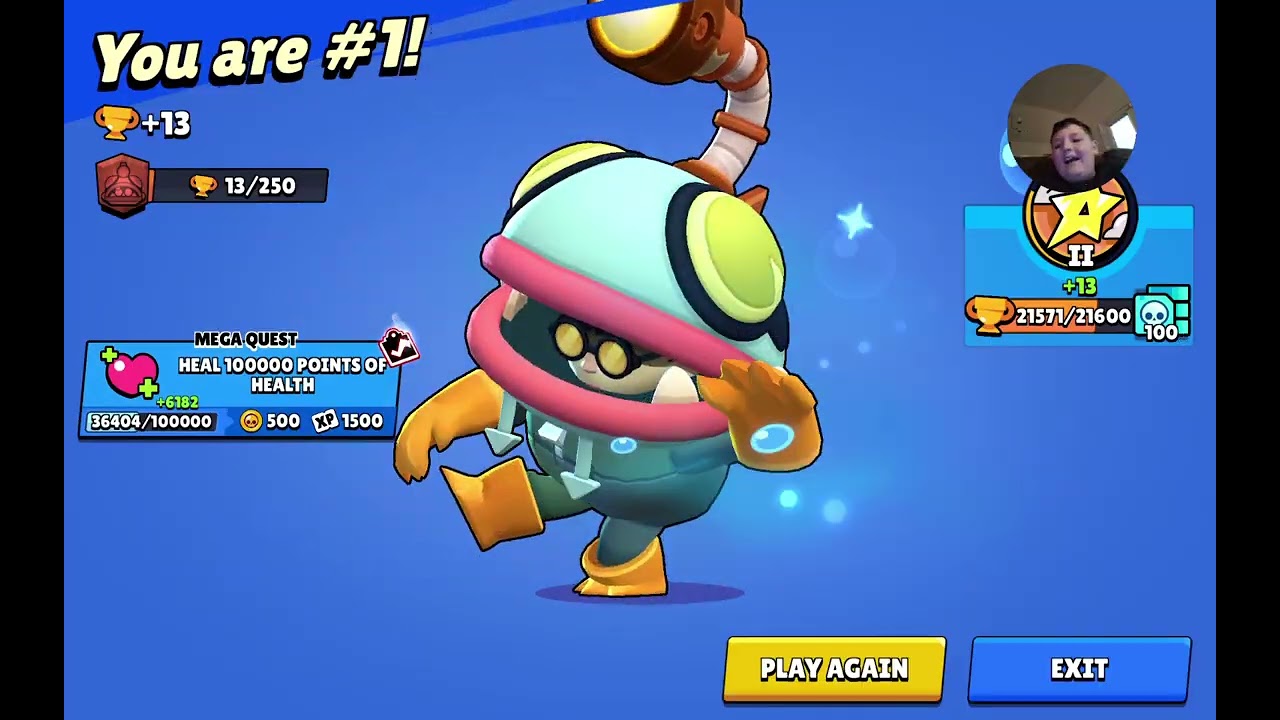 Today playing brawl stars I got more brawlers to show when I was doing