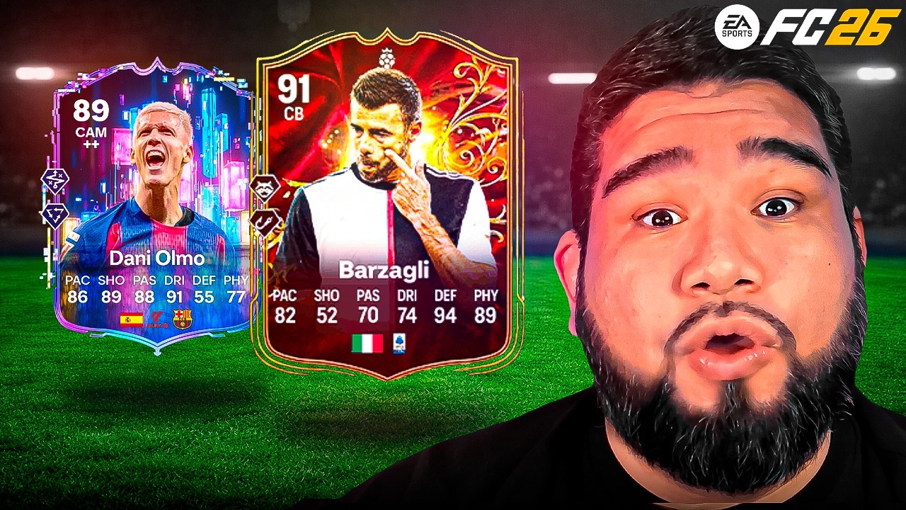 EA FC 26 | ESSA CARTA &Eacute; QUASE PERFEITA, UM ABSURDO! - DME CAFU, DME ESPOSITO & DME DANI OLMO!