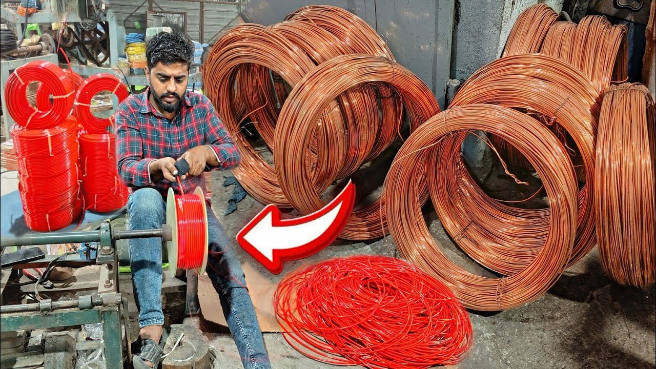 How Electrical Wires Are Made: Inside the Manufacturing Process of Electrical Cables | Factory Tour
