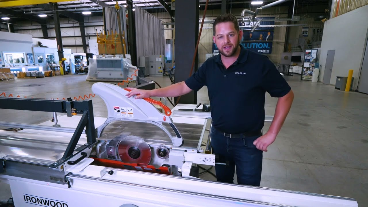 IRONWOOD SL200 Çizicili Yatar Daire | Sliding Table Saw #varolmaktv #makina #machinerychannel