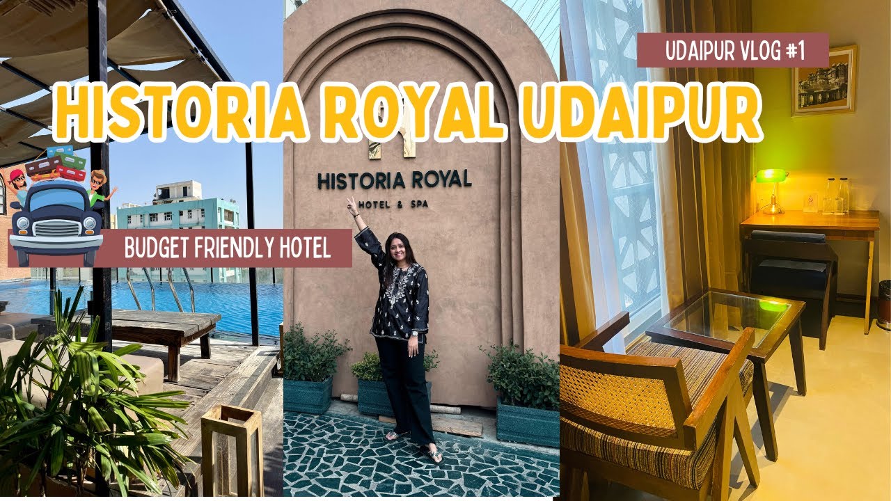 Historia Royal Udaipur | 🏨A Luxury Hotel Honest review 🤩 #udaipur #budgetfriendlyhotel #udaipurvlog