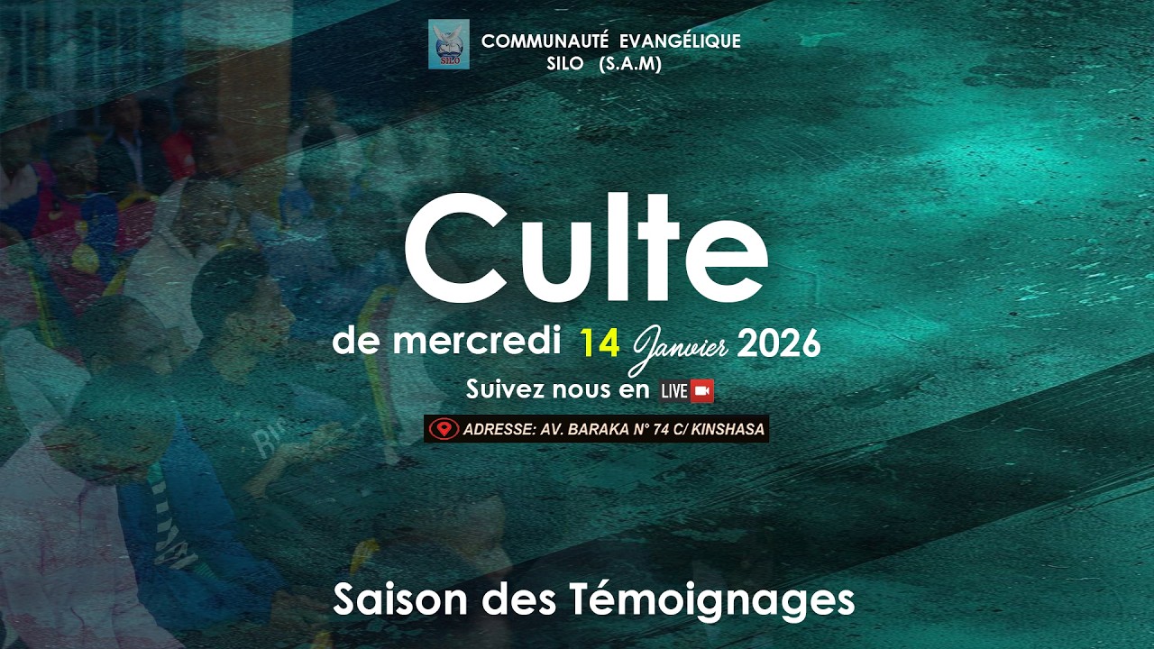 CULTE DE MERCREDI 14 JANVIER 2026 / RÉVÉREND MICHÉE WANGATA