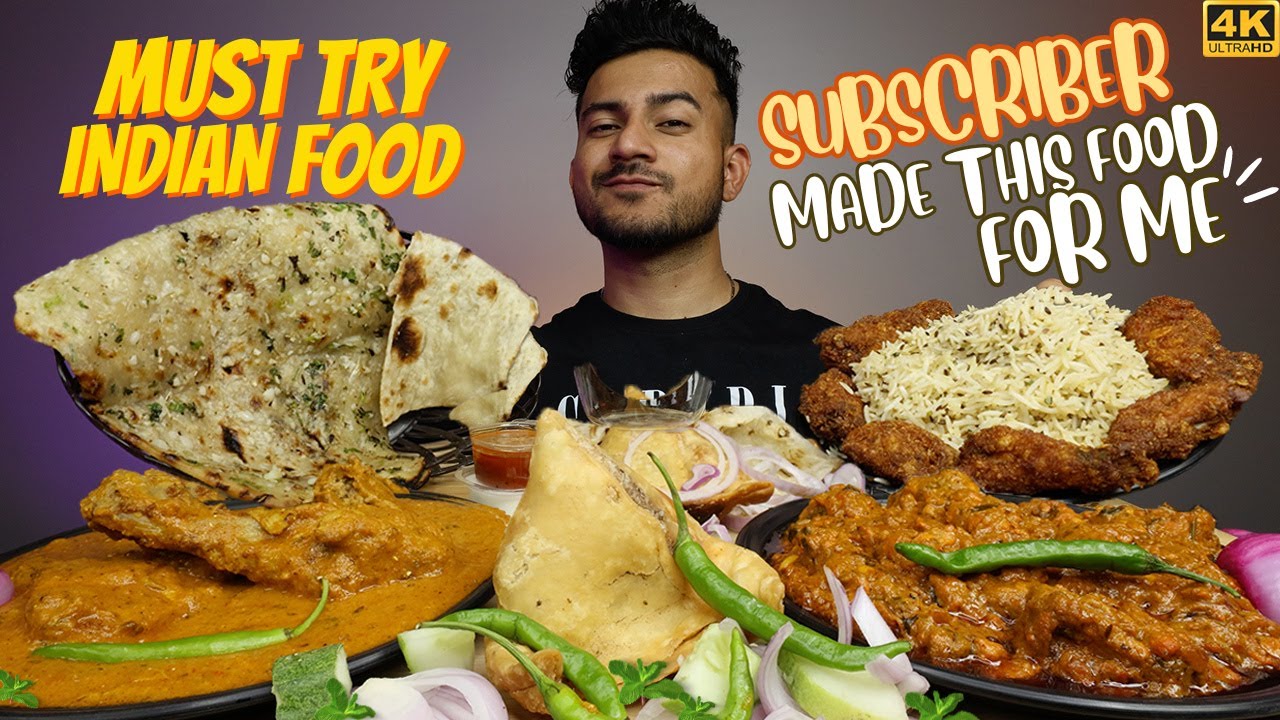 A girl subscriber prepared this for me | BUTTER CHICKEN, CHICKEN RARA, CHICKEN WINGS, BUTTER NAAN