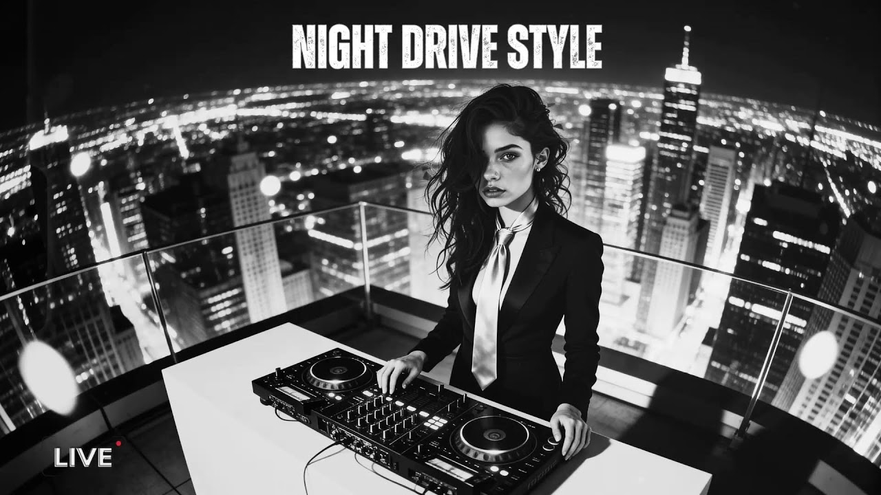 AURA 808 🌑 Rooftop Ritual | Deep Minimal House & Night Vibes 12H Live