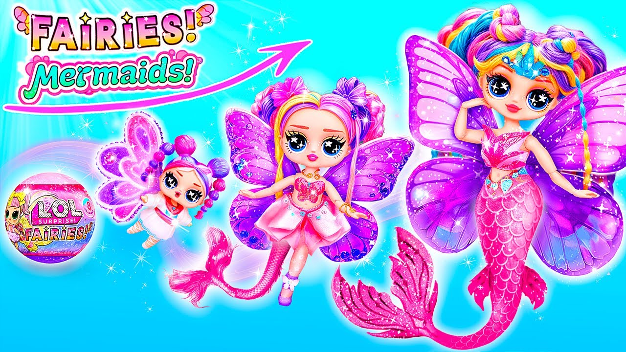 Fée Et Sirène Grandissent Ensemble ! LOL OMG DIY