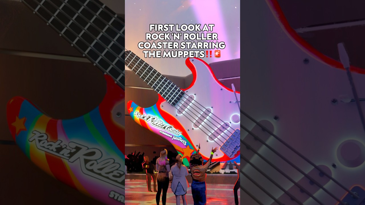 FIRST LOOK AT ROCK &lsquo;N&rsquo; ROLLER COASTER STARRING THE MUPPETS 🎸