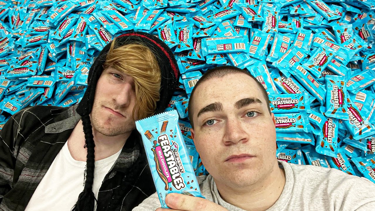 giving away 12,000 MrBeast chocolate bars