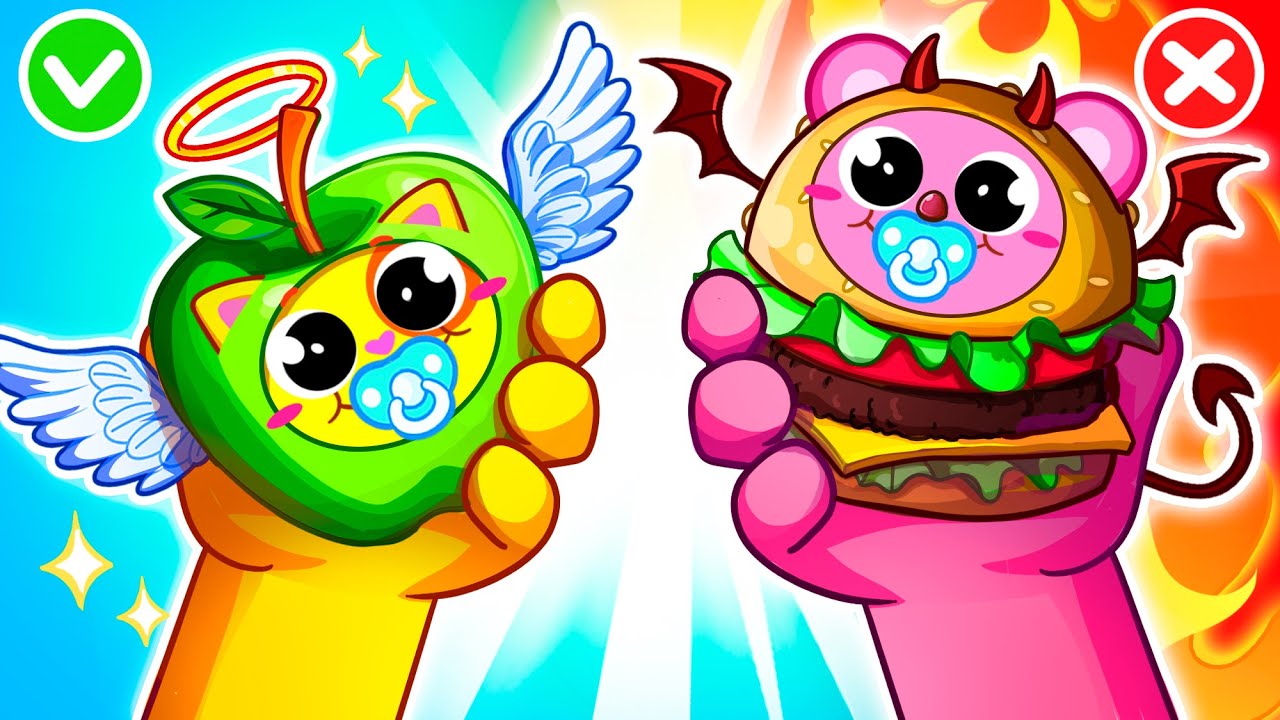 Healthy Food is Best for You Song 🍎 SUBSCRIBE for Funny Kids Songs & Nursery Rhymes♥️