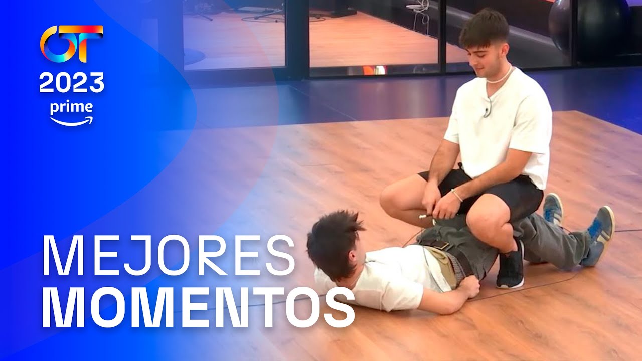 MARTIN ANIMA a JUANJO mientras ENSAYA | OT 2023