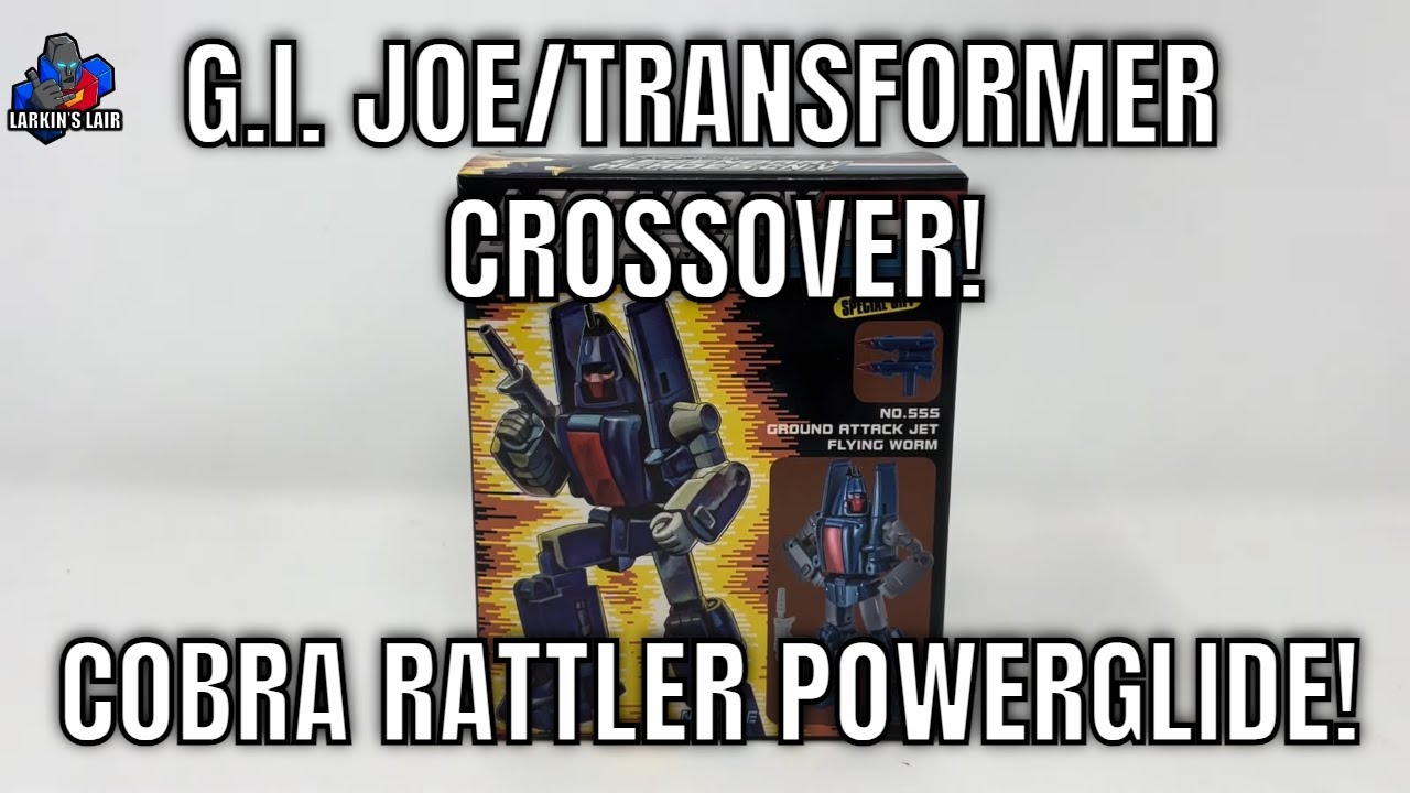 Powerglide as a Cobra Rattler, Transformers/G.I. Joe, Newage H55S Flying Worm, Larkin's Lair