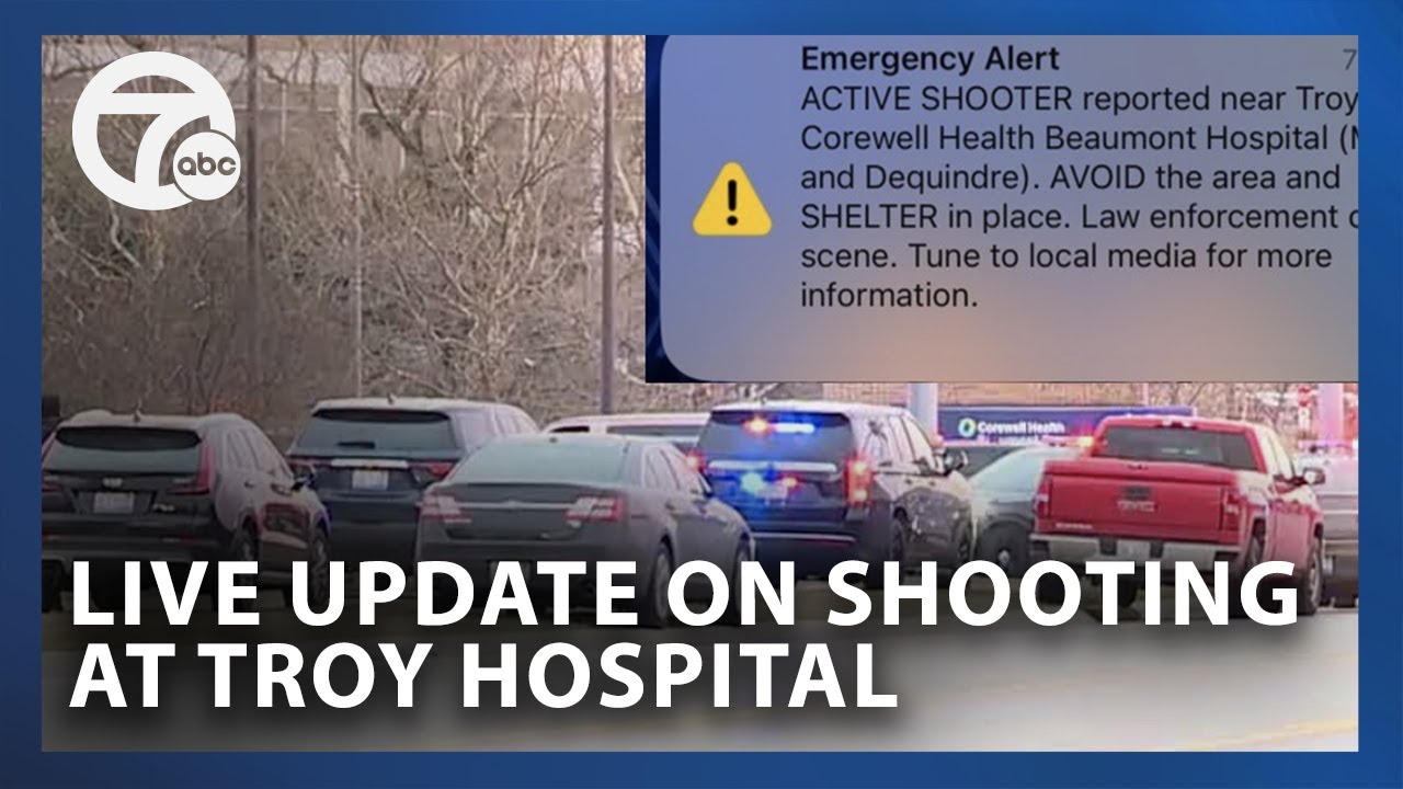 Police providing update on shooting at Corewell Health Beaumont Troy