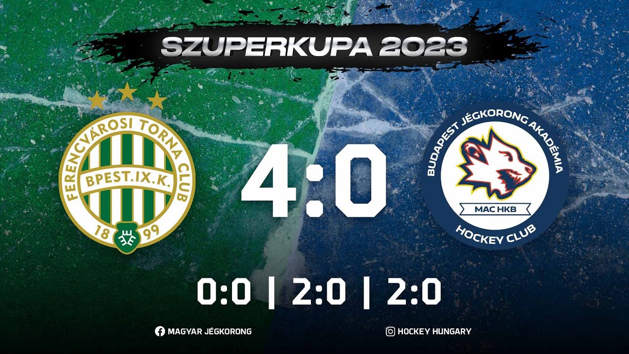 Gólösszefoglaló - FTC-Telekom - Budapest Jégkorong Akadémia HC 4-0 20230923