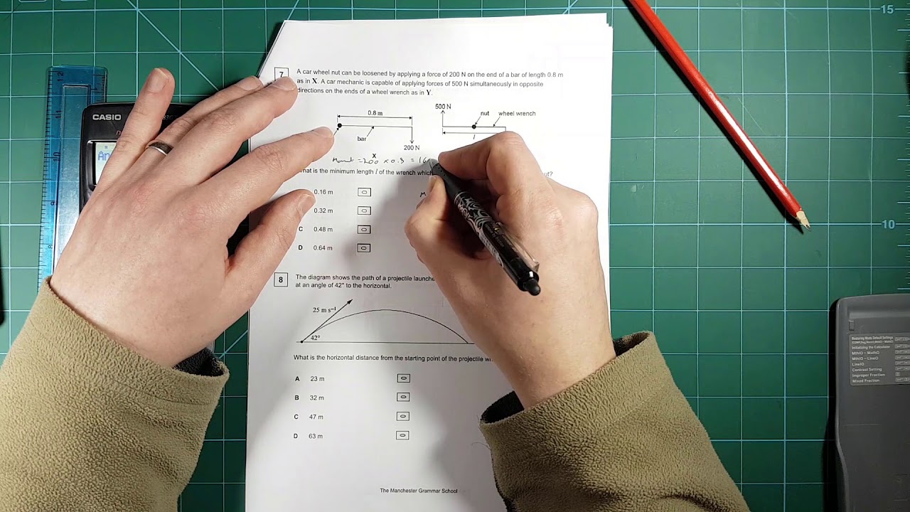 2018 Y12 Assessment   Mechanics