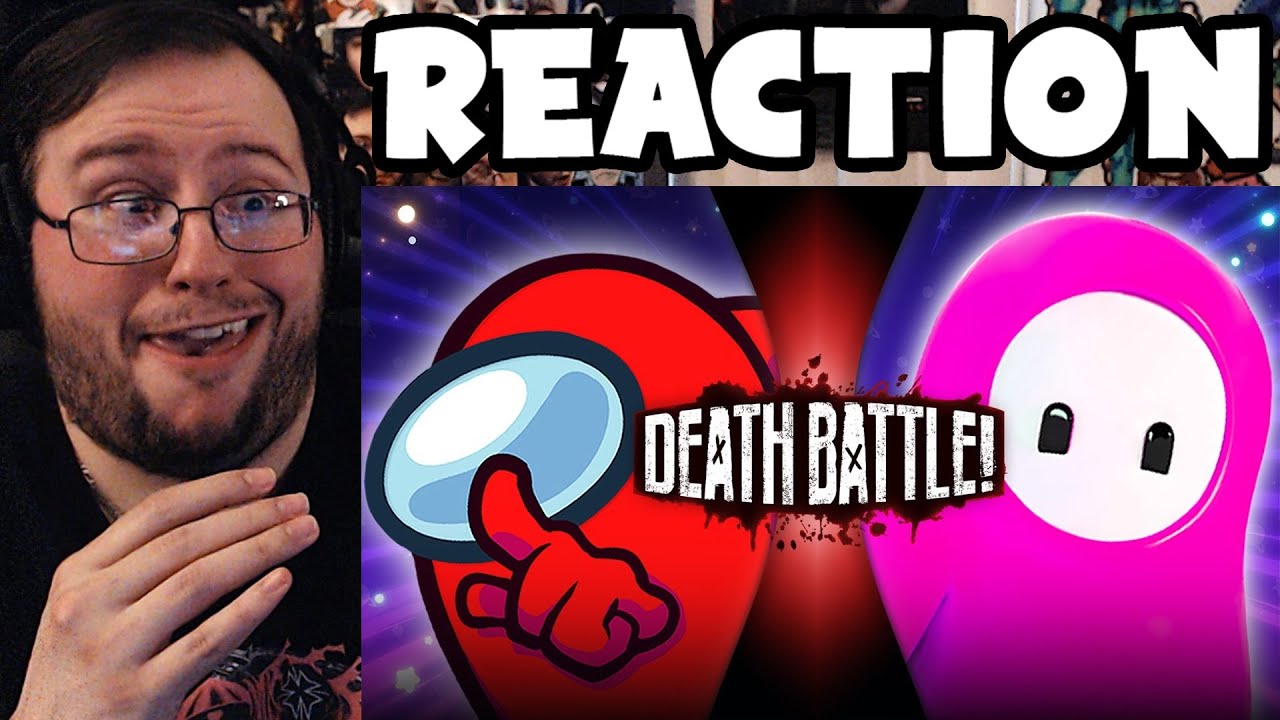 Gor's "DEATH BATTLE! Among Us VS Fall Guys" REACTION (Awesome Battle! 10/10 Animation!)