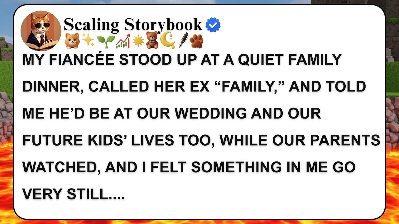 MY FIANCÉE STOOD UP AT A QUIET FAMILY DINNER, CALLED HER EX “FAMILY,” AND TOLD ME HE’D BE AT OUR WE