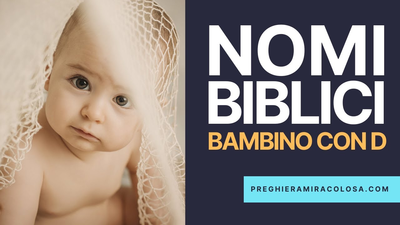 +30 Nomi della Bibbia per bambini con la lettera D ✝️💖 Tutti con un significato ✨