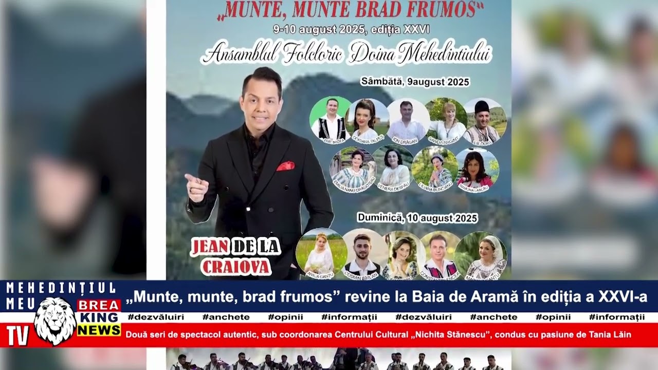 MUNTE, MUNTE, BRAD FRUMOS - REVINE LA BAIA DE ARAMĂ ÎN EDIȚIA A XXVI-A