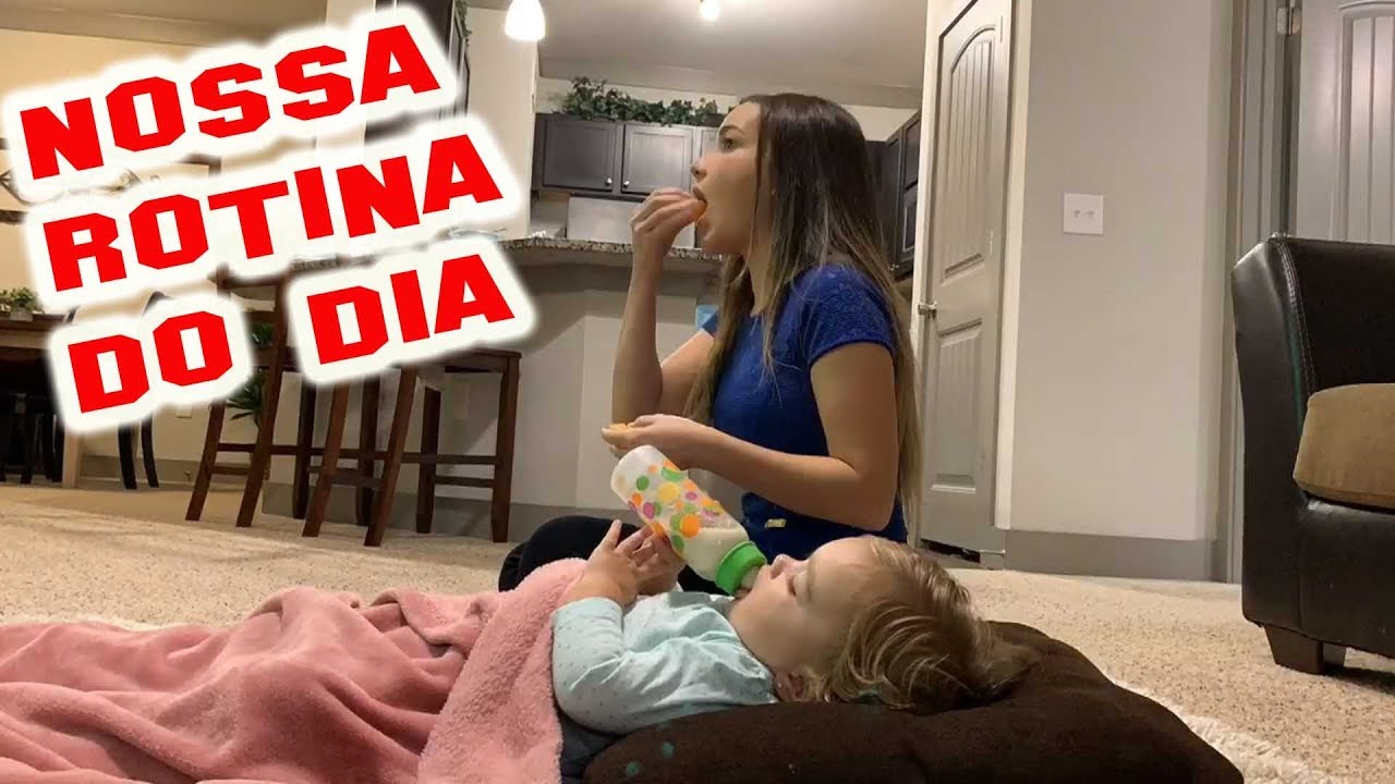 NOSSA ROTINA DO DIA   (MÃE E BEBÊ NOS EUA)