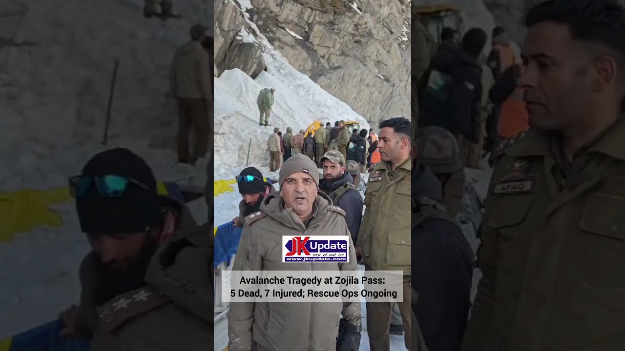 Avalanche Tragedy at Zojila Pass: 5 Dead, 7 Injured; Rescue Ops Ongoing