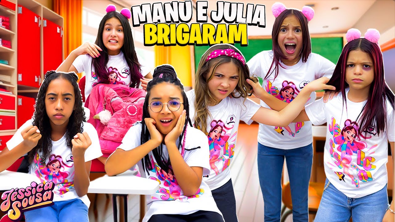 MANU E JÚLIA FORAM EXPULSAS DA SALA DE AULA NA ESCOLA (JÉSSICA SOUSA)