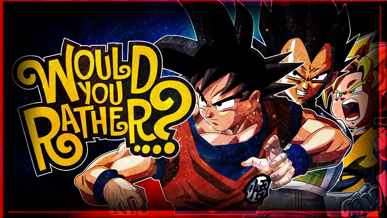 Goku, Vegeta & Goten Plays Would You Rather!
