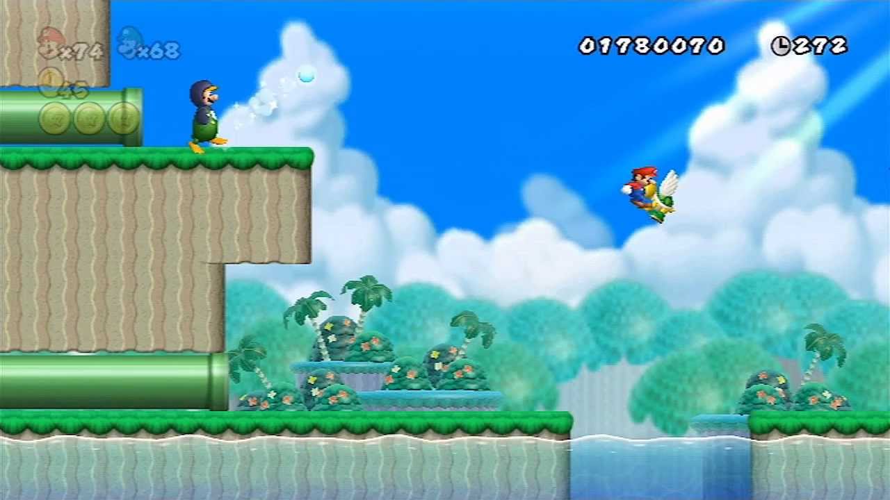 New Super Mario Bros Wii - 100% Walkthrough Co-op ITA - Parte 07 di 19