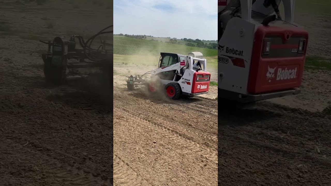 Harley Rake in Action!  #harleyrake #landscaping