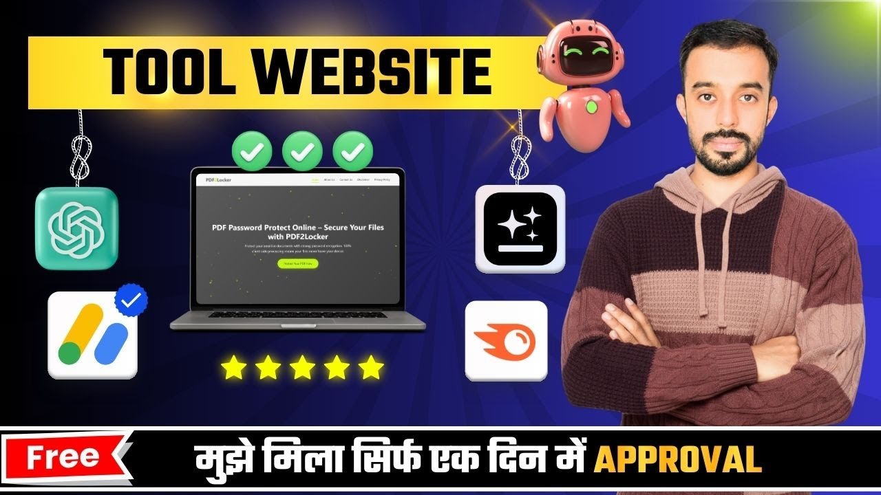How to Create a Tool Website using ChatGPT | Monetized in 2 Hours