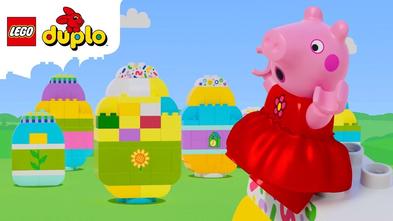 Easter egg hunt with Peppa Pig! 🐣🎀🔎| Peppa Pig Tales | LEGO® DUPLO | LEGO® Little Ones