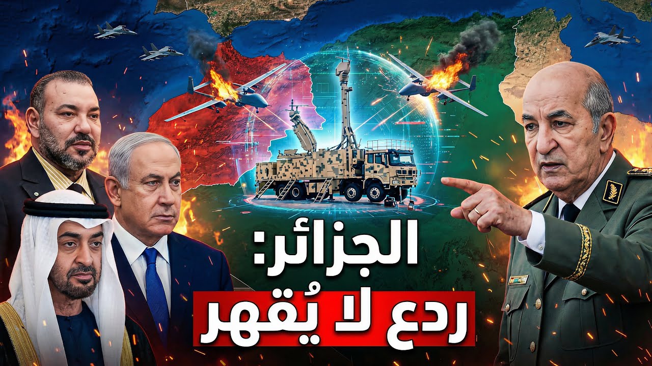 الجزائر تنشر أخطر منظومة حرب إلكترونية ضد مسيّرات المغرب الإسرائيلية على بعد 6 كيلومترات فقط