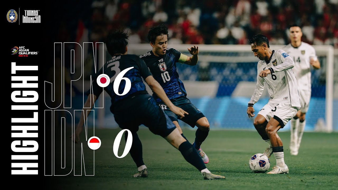 Highlights Jepang vs Indonesia | Kualifikasi Piala Dunia