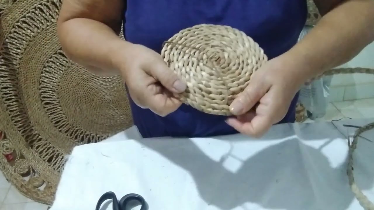 olha aí um passo a passo  do tapete