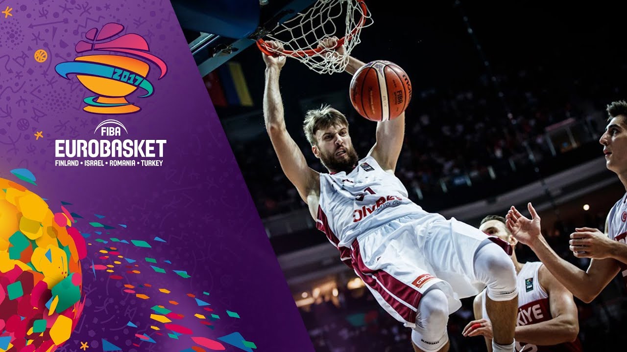 Latvia v Turkey - Full Game - FIBA EuroBasket 2017