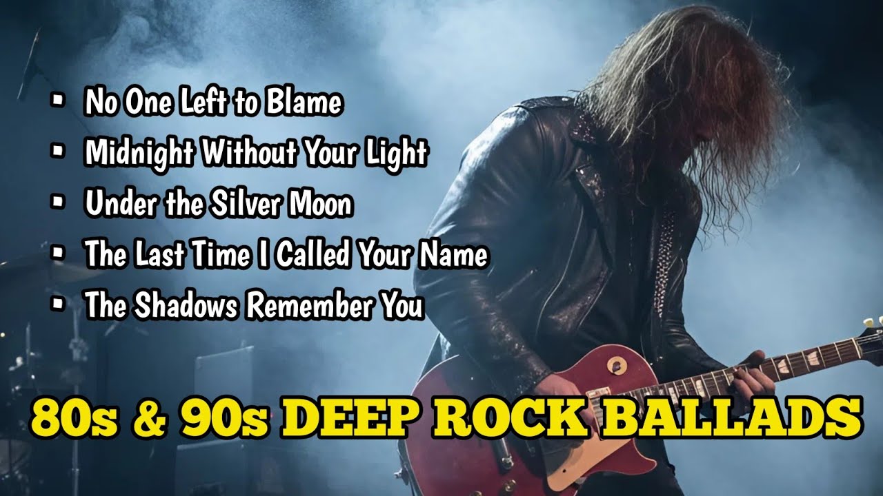 Best Emotional Slow Rock Ballads 80s 90s | Relaxing, Dramatic & Melancholic