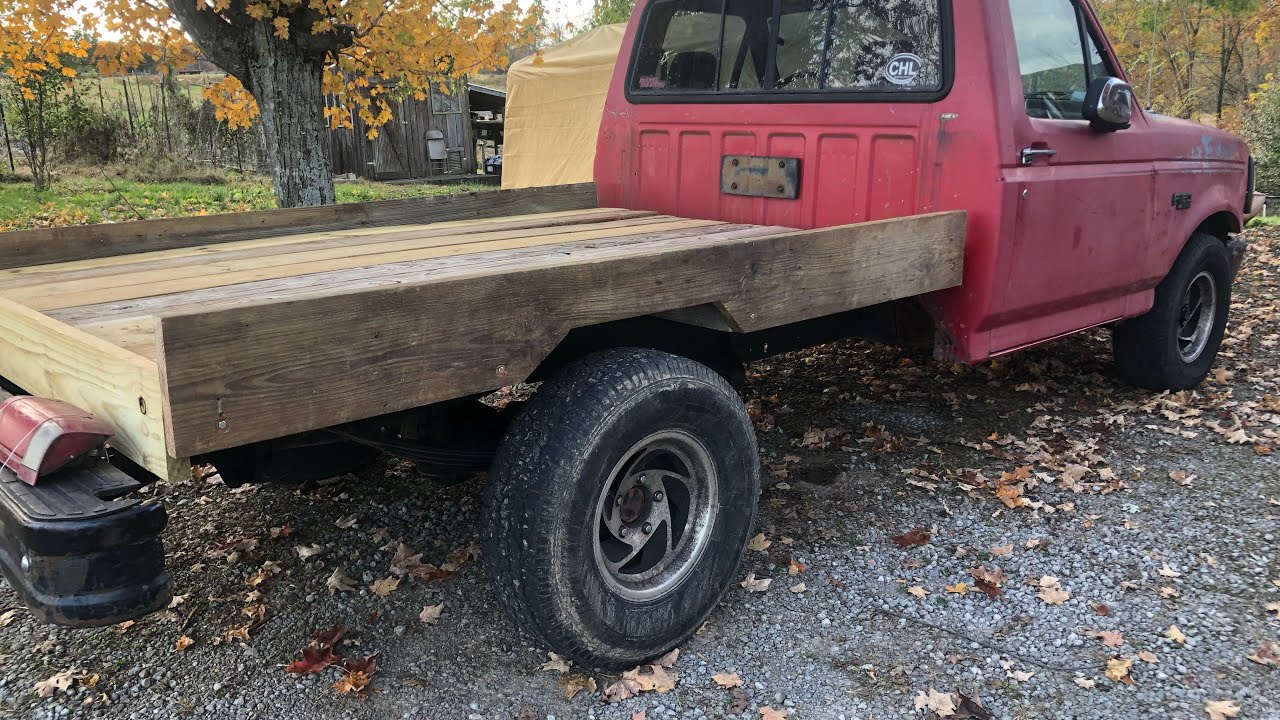 Wooden flatbed build part 1