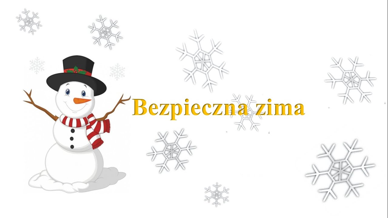 Bezpieczna zima  ☃️🌨🎿⛑