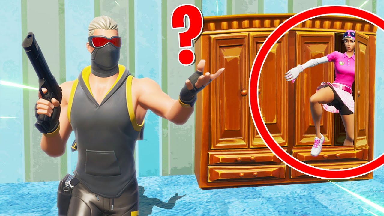 Er ist in der Geheim Tür Versteckt! | Fortnite Hide and Seek!