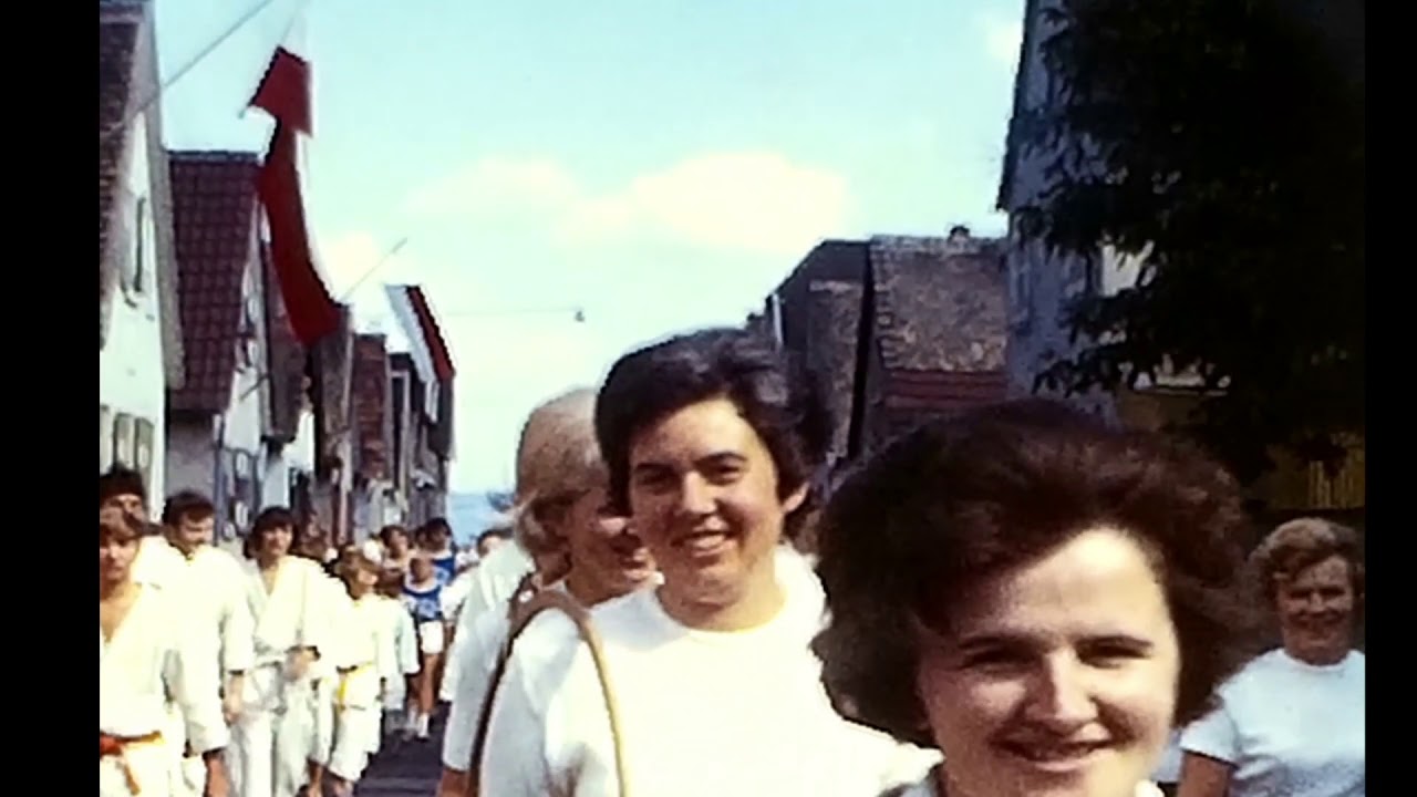 Turnverein Biebesheim Umzug 1970