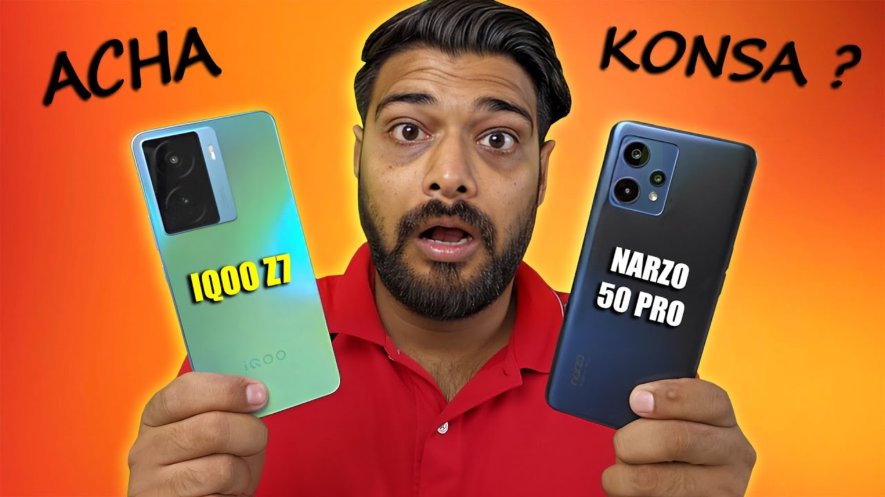 Don't Miss 🤯 Iqoo Z7 5g vs Realme Narzo 50 Pro !