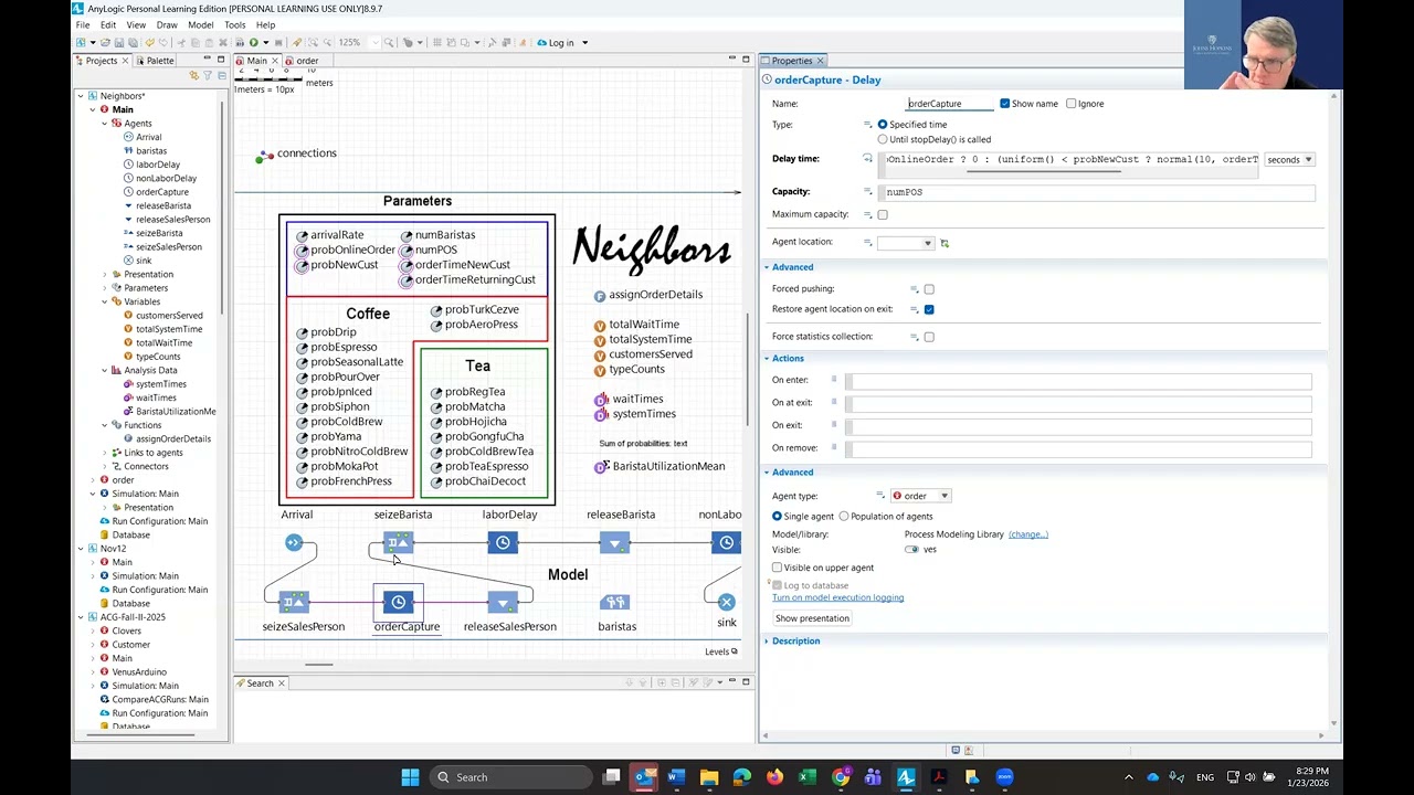 Neighbors: Simulation Model