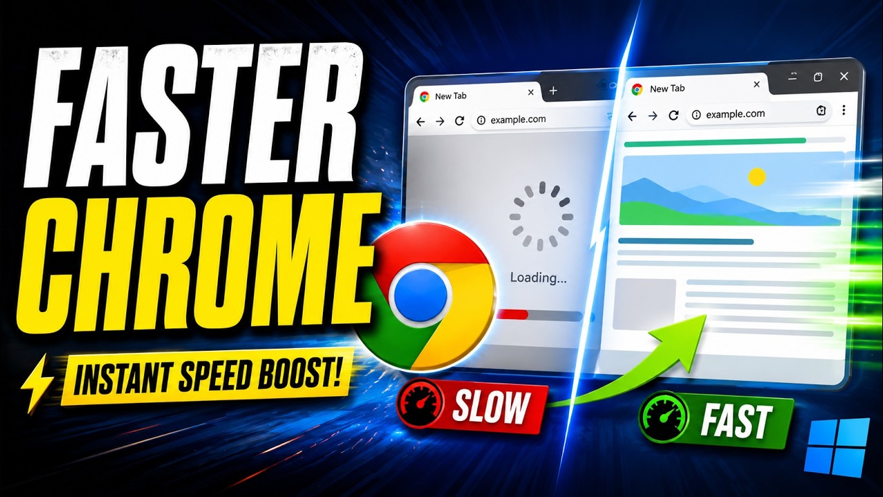 Instantly Speed Up Chrome Loading Times In Windows