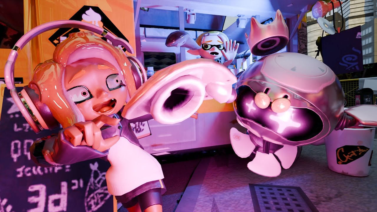 [Splatoon 3 Animation] Pearl Jumpscares Agent 8