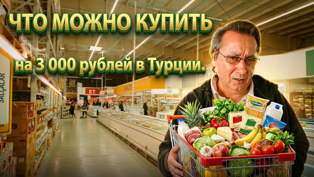 Что сейчас можно купить на 3000 рублей в Турции. Поход в магазин Метро.