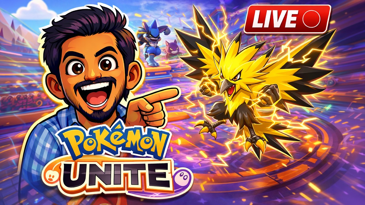 🔴Kisko Mile Zapdos | Pokemon Unite Live | #pokemon #pokemonunite #funnny #livestream #live