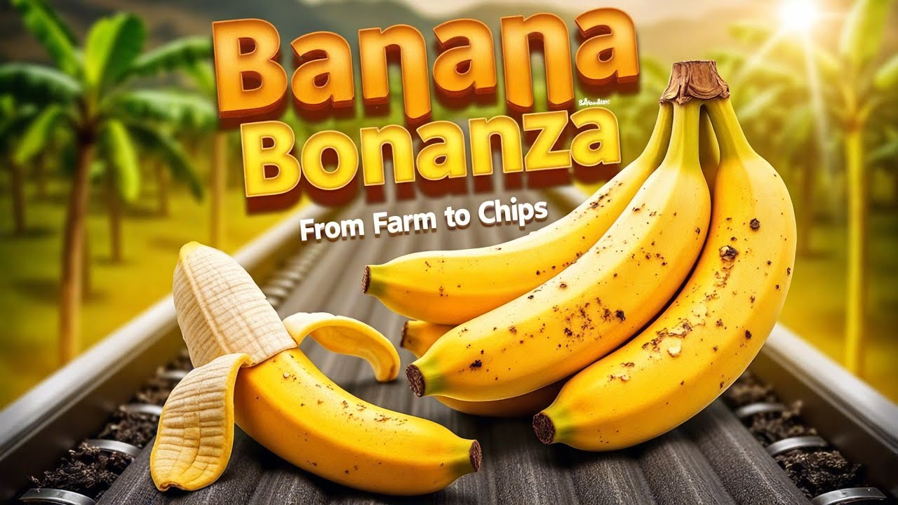 How Millions of Banana Harvested & Processed | Banana Chips Mega Factory