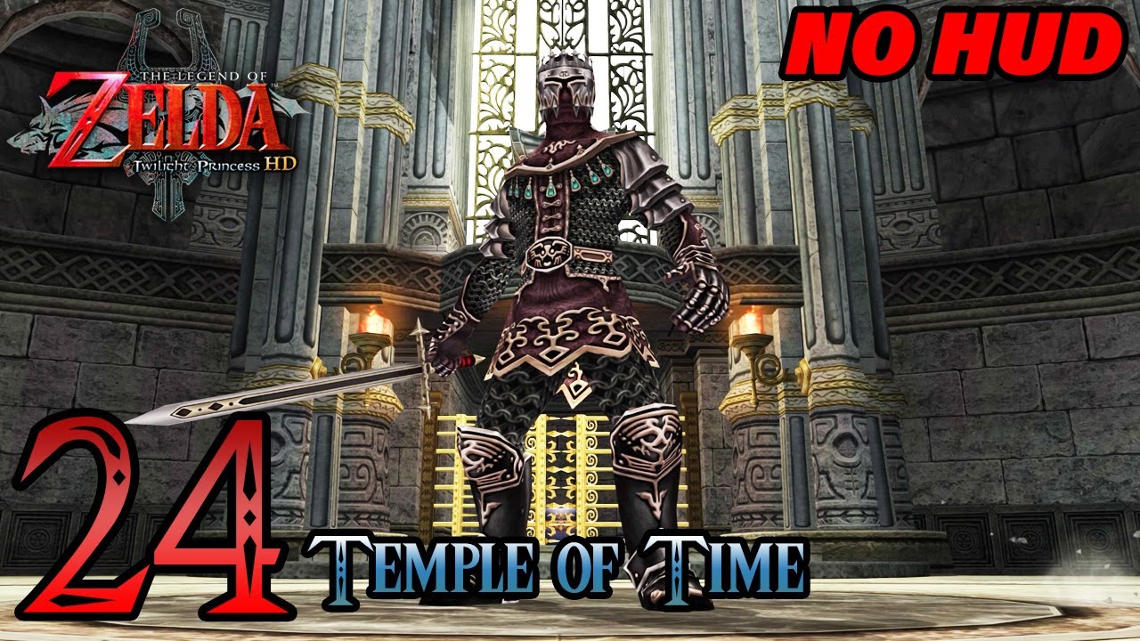Zelda Twilight Princess HD No Hud 60fps - 100% Walkthrough Longplay - Part 24 - Temple of Time