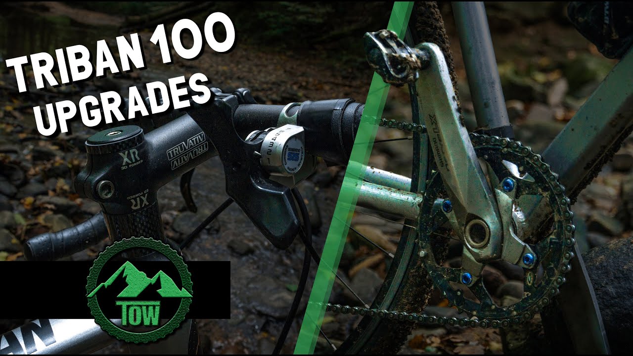 TRIBAN 100, UPGRADES: pédalier, pneus... (Ep 2)